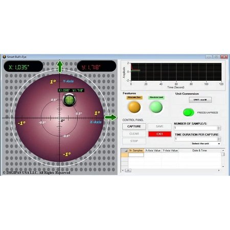 Digi-Pas 2AXIS ULTRAPrecision Digital Level, Inclinometer 02arcsec PC Sync PRO Software, NISTCompliant 2-09001-99